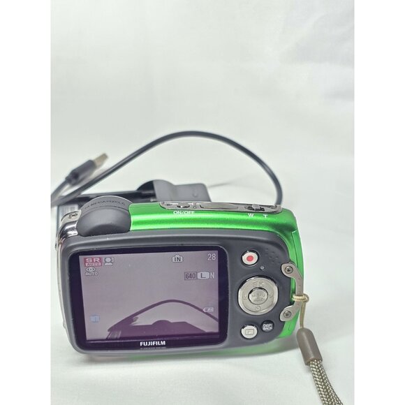 Fujifilm FinePix XP50 Waterproof Digital Camera Green Tested & Working - Picture 13 of 17